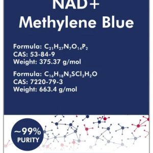 NAD+, Methylene Blue (500mg/10mg x 60 Encapsulated Units)